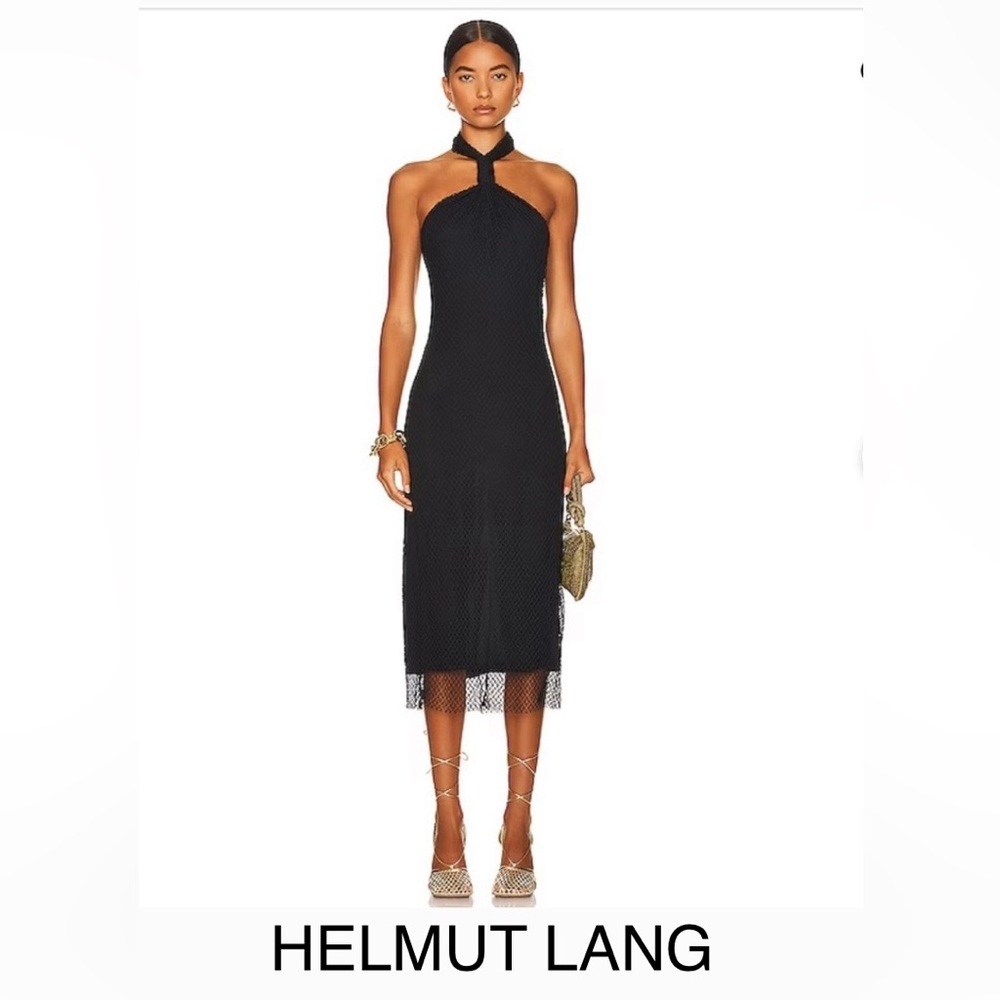 HELMUT LANG- MESH LYR DRESS